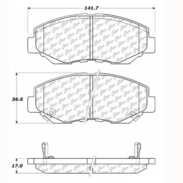 Centric Parts Brake Part, 103.09140 103.09140 - main